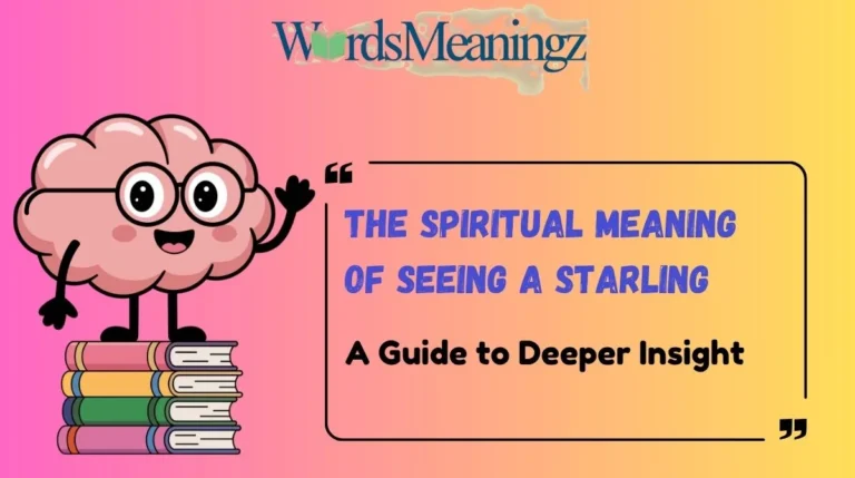 The Spiritual Meaning of Seeing a Starling