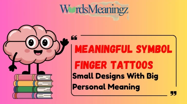 Meaningful Symbol Finger Tattoos