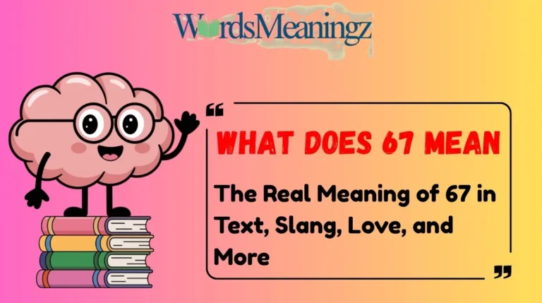 What Does 67 Mean
