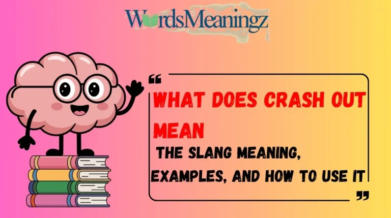 What Does Crash Out Mean