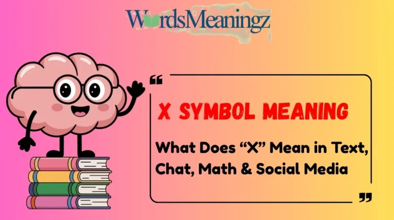 X Symbol Meaning