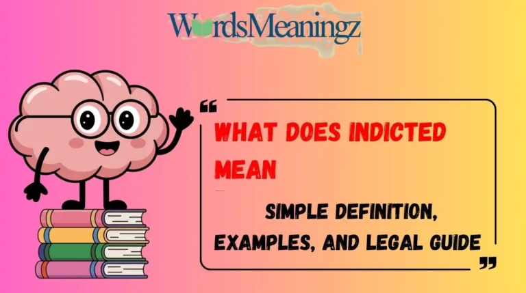 What Does Indicted Mean
